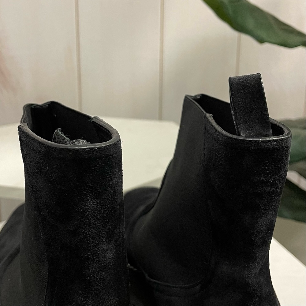 Jimmy Choo Clayton Crystal Embellished Suede Boots - Picture 6 of 10